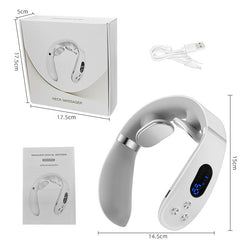 neck massager in use for relaxation