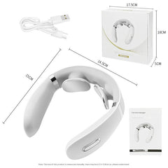 full view of neck massager showing all sides