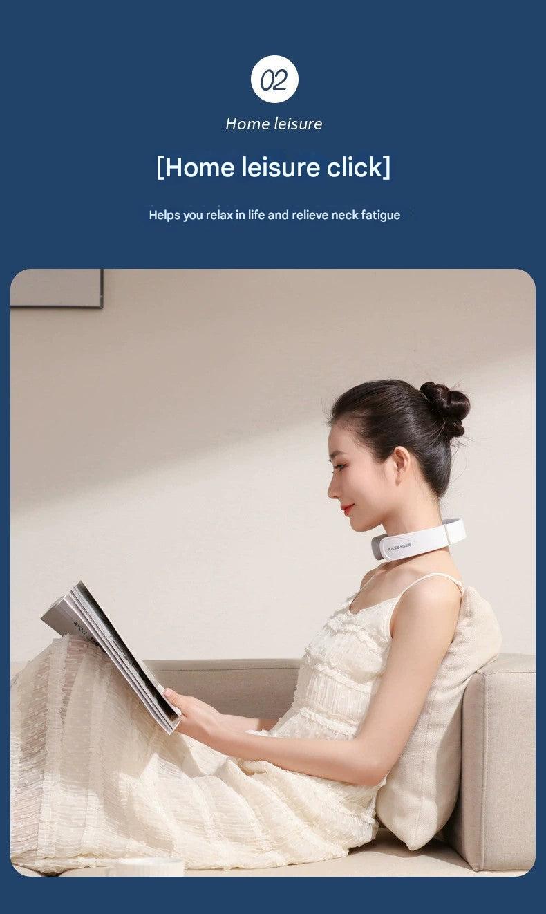 multifunctional neck massager blue colour option