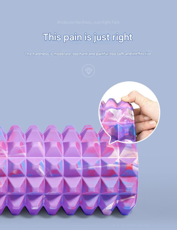 Foam roller stick side view