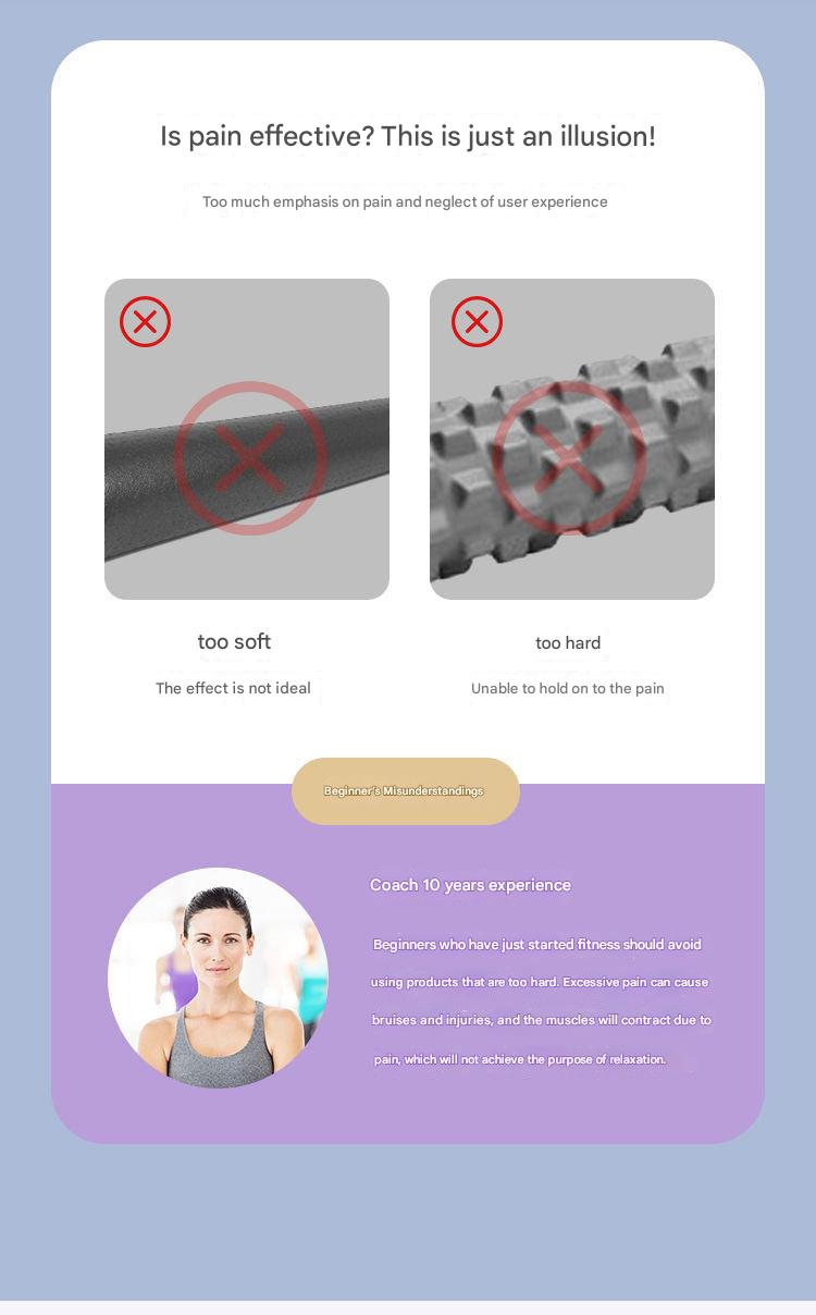 Foam roller for fitness with camo design