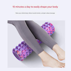 Foam roller for fitness with camo design