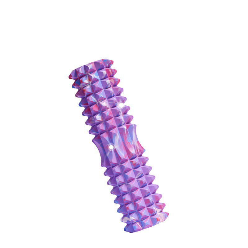 Durable foam roller on gym floor