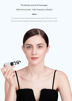 V-Face beautifying device with skincare serum
