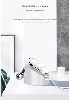 V-Face beautifying device with rose gold finish