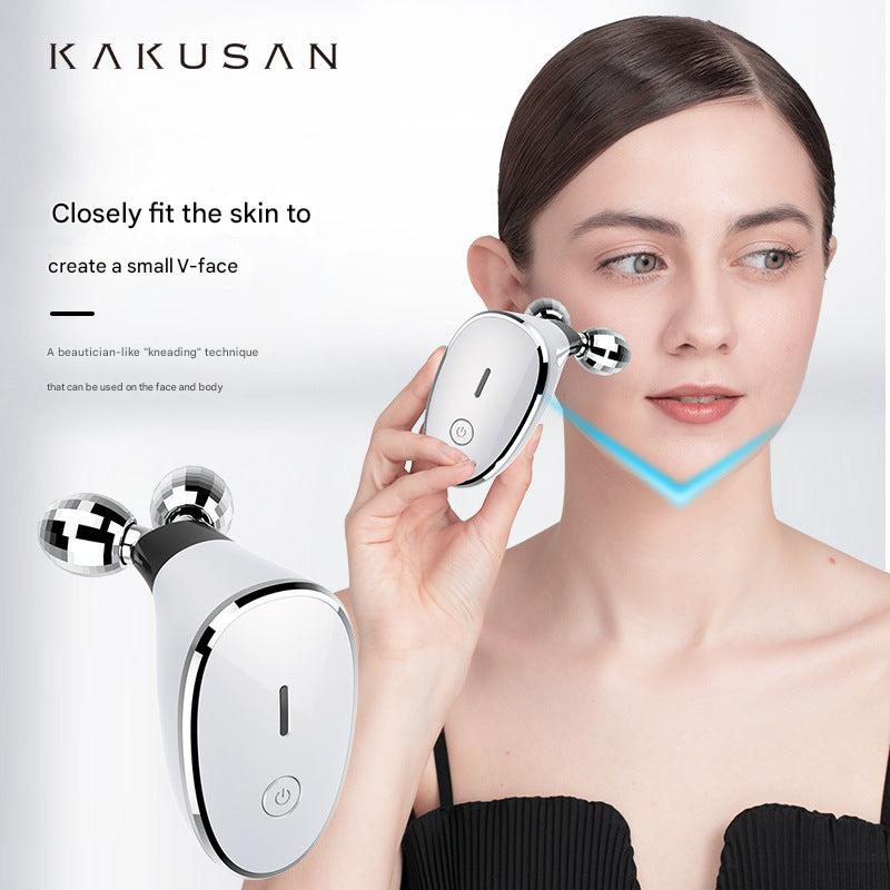 V-Face beautifying device side view