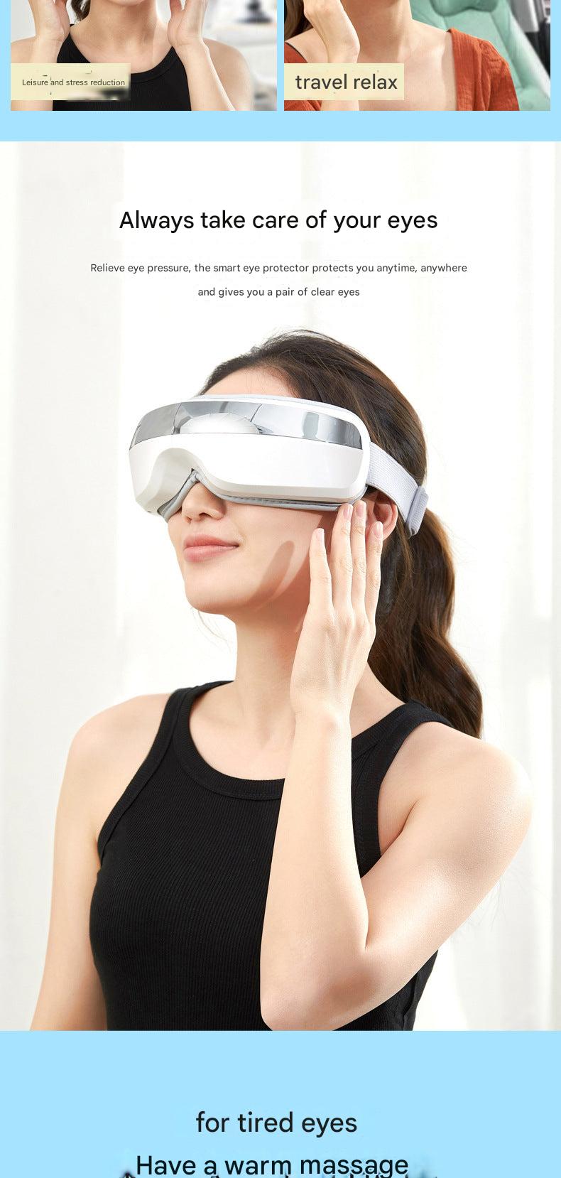 Smart Eye Massager showcasing portability, image 3