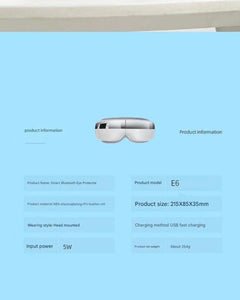 Side view of Smart Eye Massager with controls, image 2