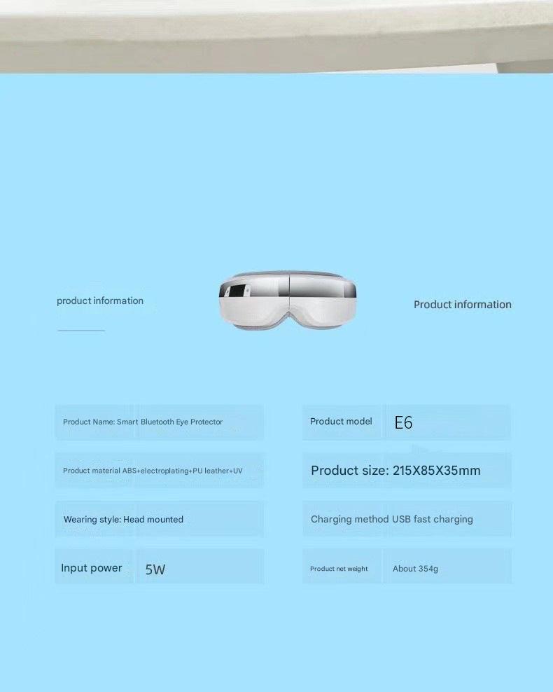 Side view of Smart Eye Massager with controls, image 2