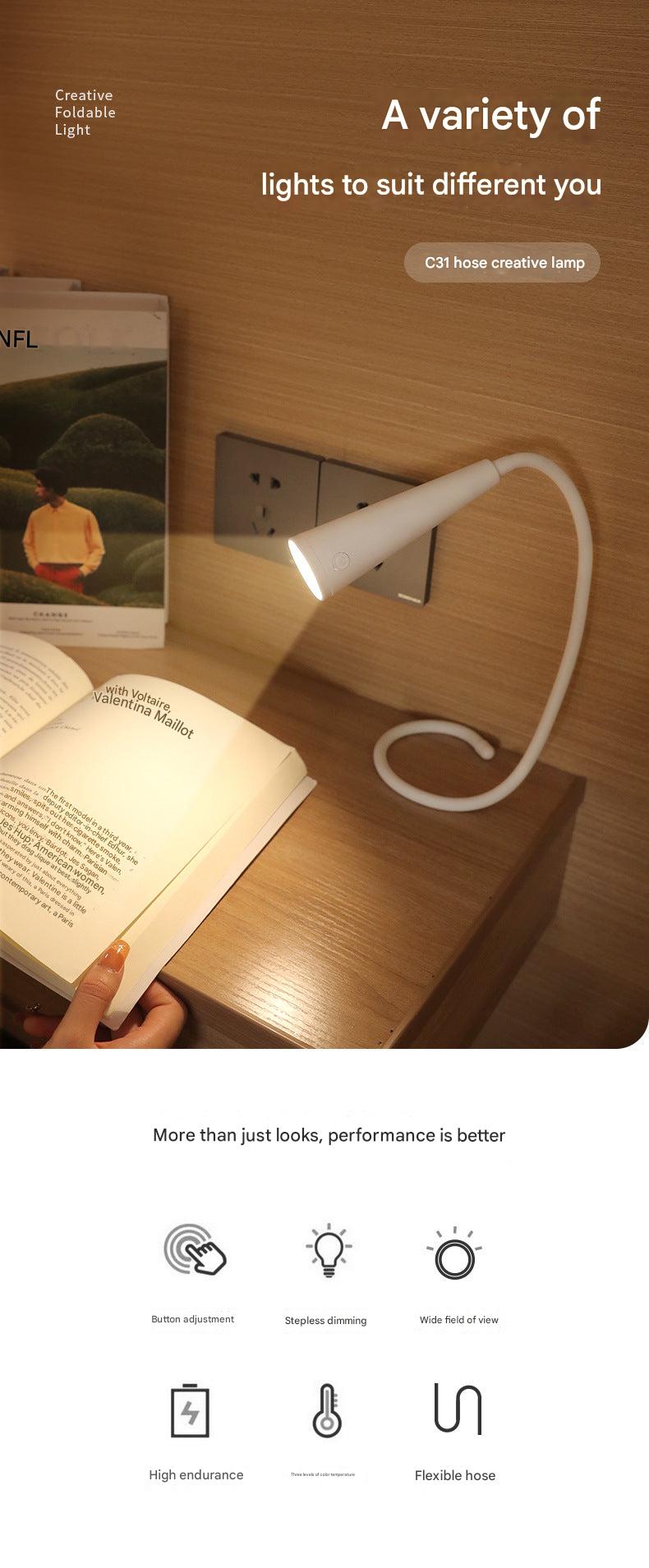 Rechargeable LED Folding Book Lamp Image 7