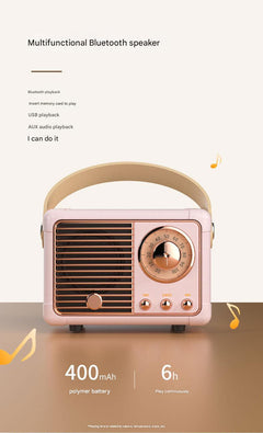 Bluetooth speaker with USB connection option