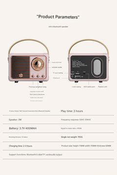 Mini wireless speaker displaying rich sound quality