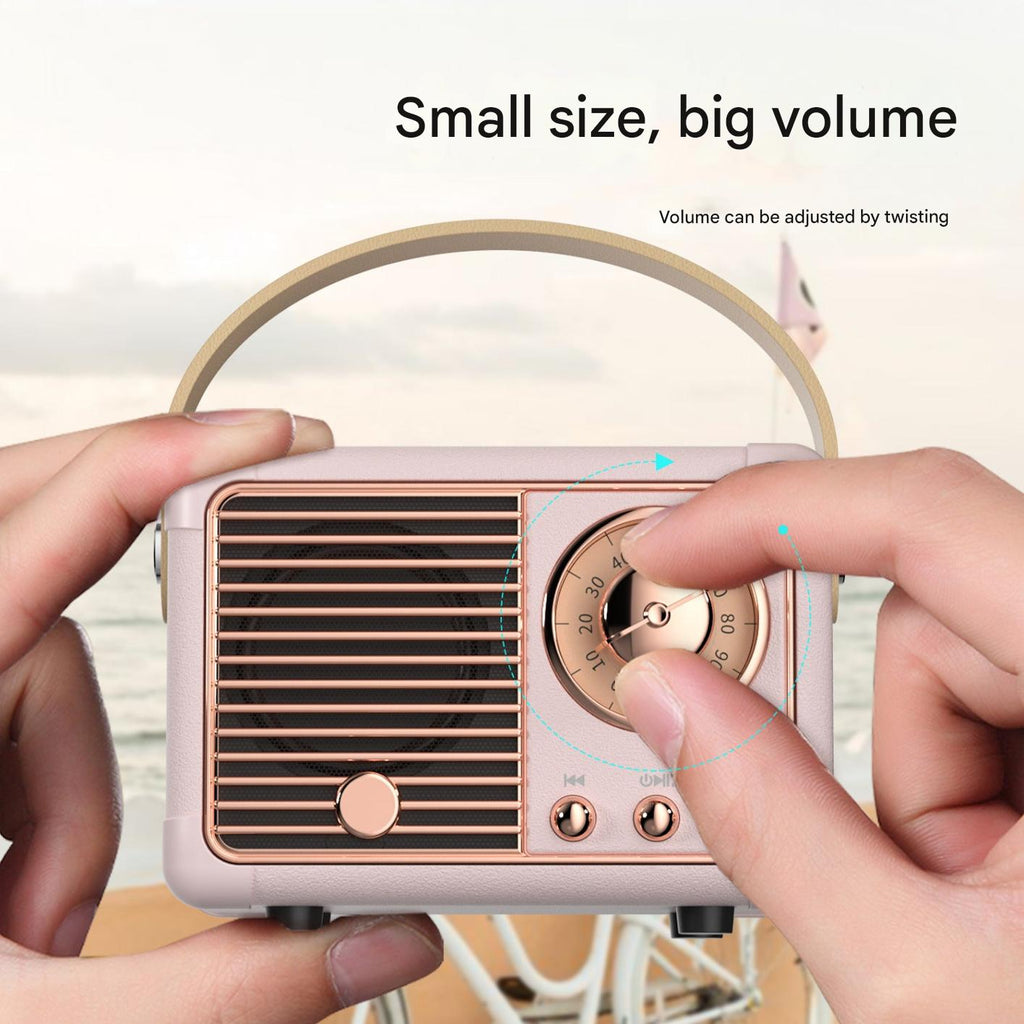 Compact speaker with stylish design