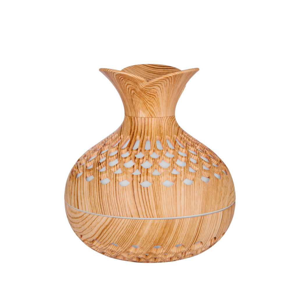 HoliHey wood grain humidifier with mist