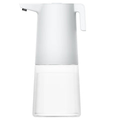 Automatic soap dispenser in natural wood finish