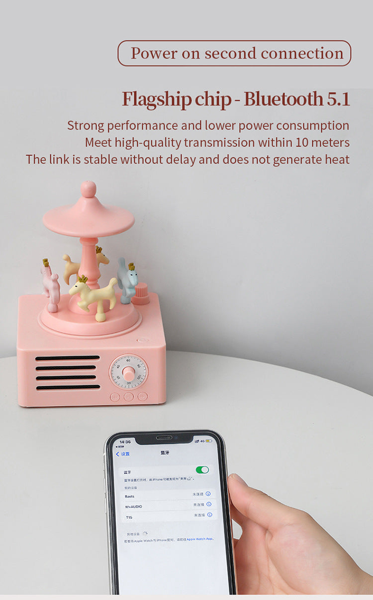 T15 Bluetooth speaker in pink colour