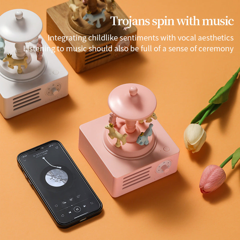 T15 Bluetooth speaker on a desk