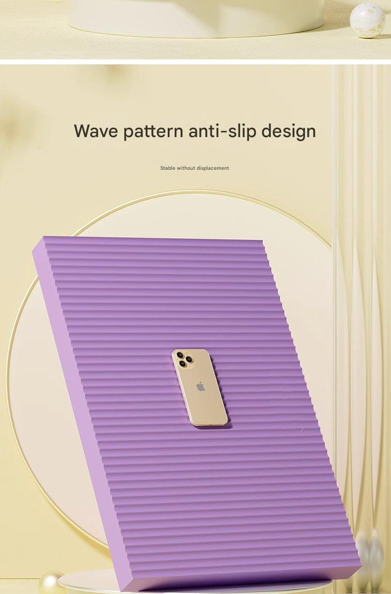 Yoga mat in purple, showcasing colour variant