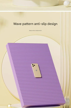 Yoga mat in purple, showcasing colour variant