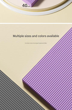 Yoga mat rolled up for storage or transport