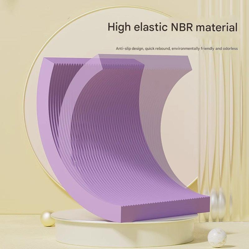 Close-up of TPE material used for yoga mat