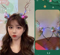Light-Up Reindeer Antler Headband image 2