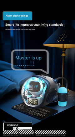 Bluetooth Speaker Alarm Clock with display settings