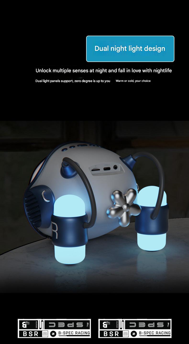 close up of Bluetooth Speaker Alarm Clock