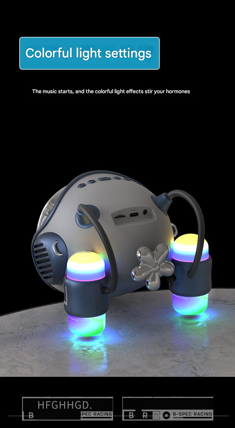 Bluetooth Speaker Alarm Clock in bedroom setting