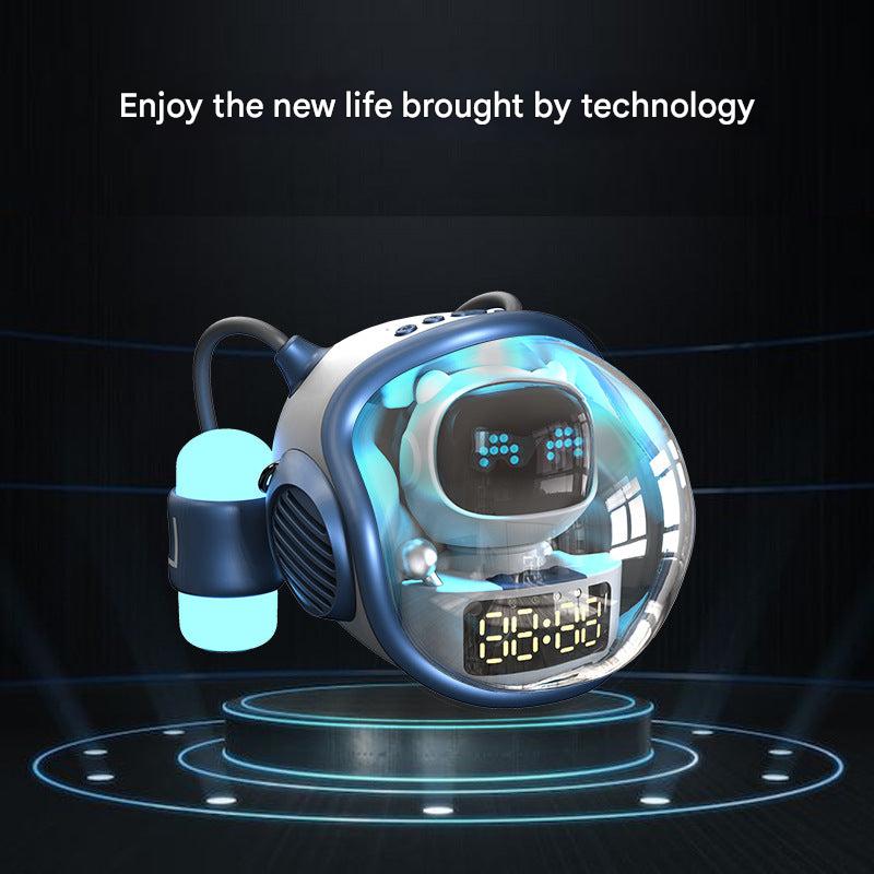 Bluetooth Speaker Alarm Clock side view