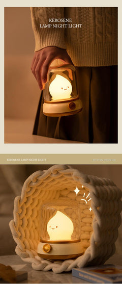 Rechargeable Vintage Oil Lamp off