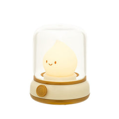 Rechargeable Vintage Oil Lamp on bedside table