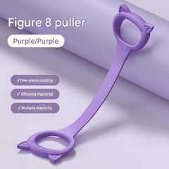 Durable TPE resistance bands displayed