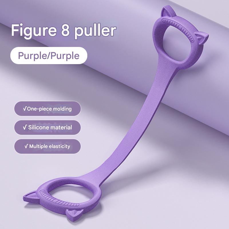 Durable TPE resistance bands displayed