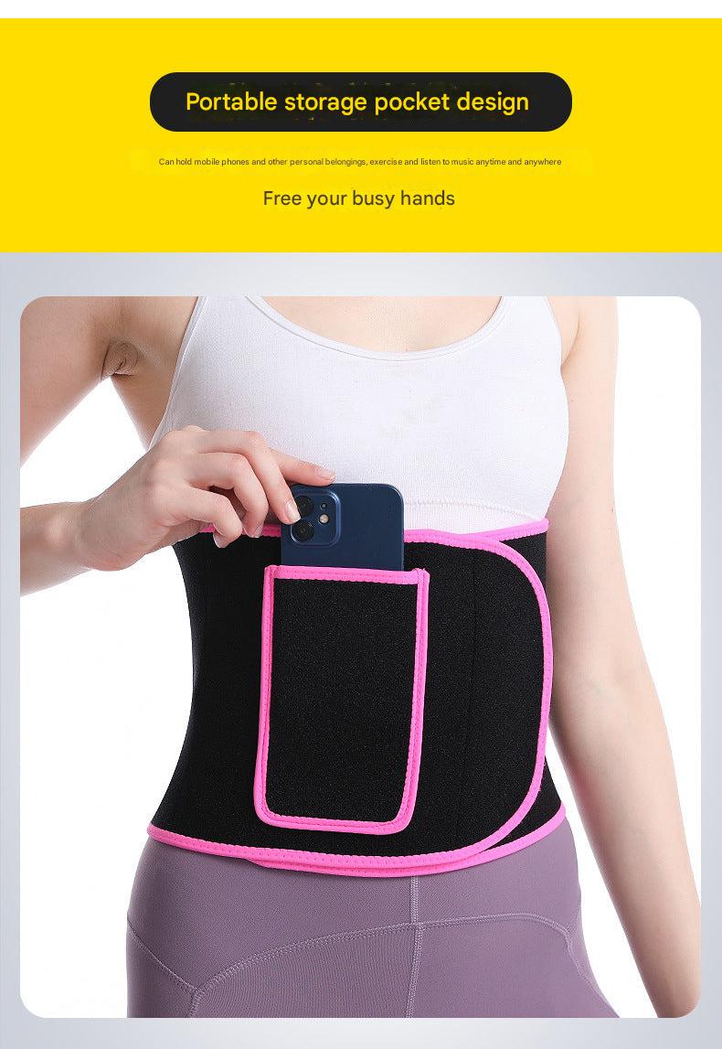 Sports Waist Trainer Belt back view