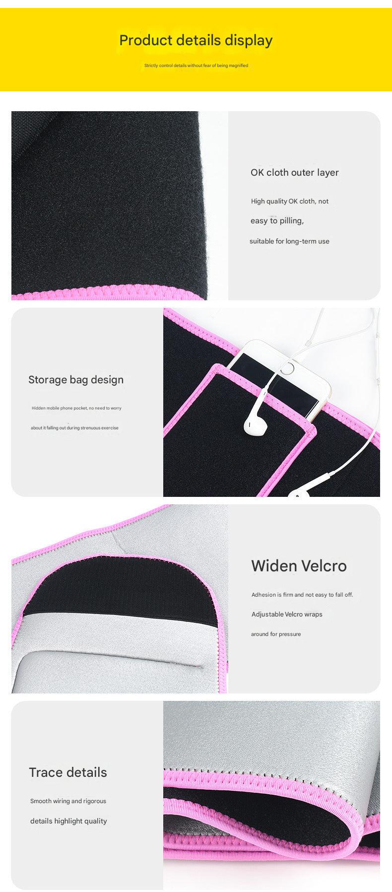 Sports Waist Trainer Belt close-up of material