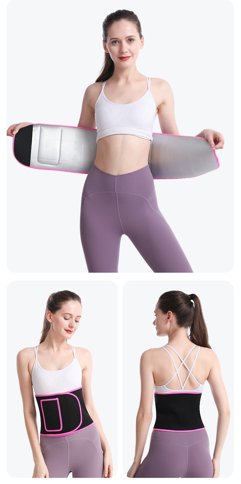 Sports Waist Trainer Belt during cardio exercise
