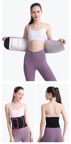 Sports Waist Trainer Belt during cardio exercise