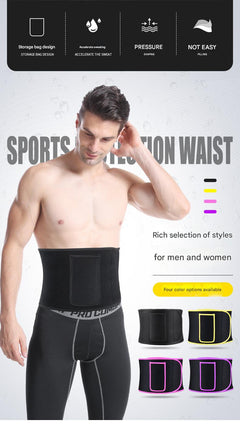 Sports Waist Trainer Belt during cardio exercise