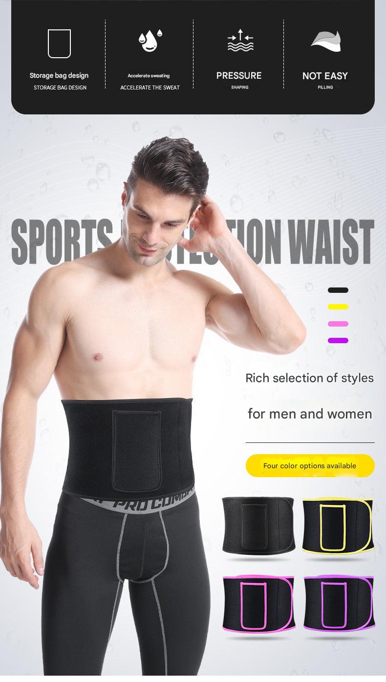 Sports Waist Trainer Belt during cardio exercise