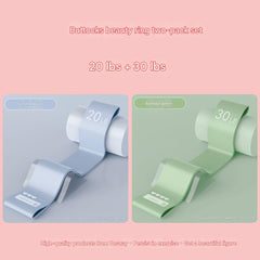 Durable TPE resistance bands in a carrying pouch