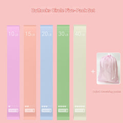 Image of resistance bands emphasizing quality material
