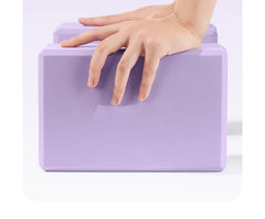 Autumn Blue yoga block for practice