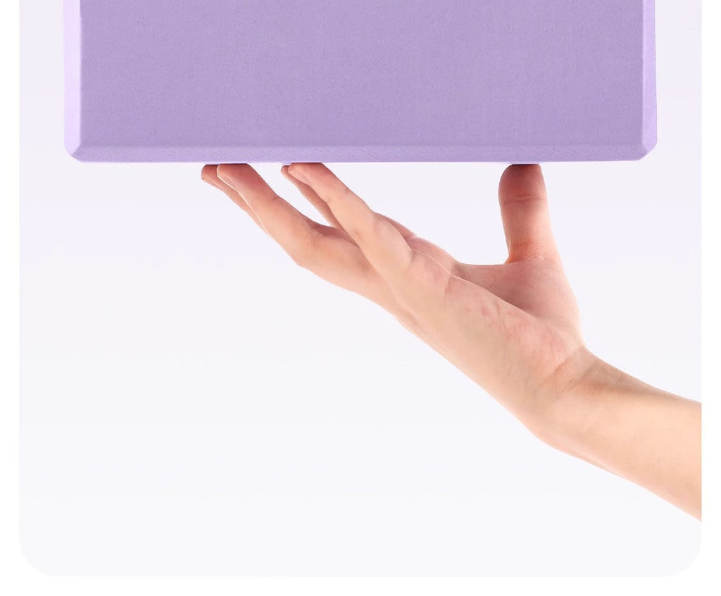 Rose Purple high-density yoga brick