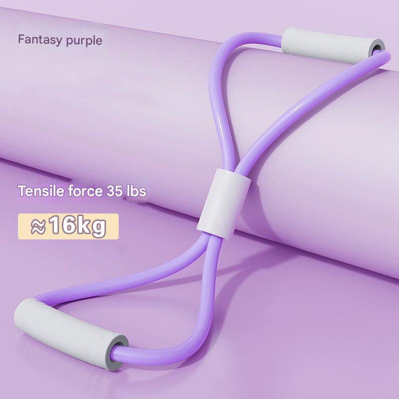 8-Figure Resistance Band for Back Stretching