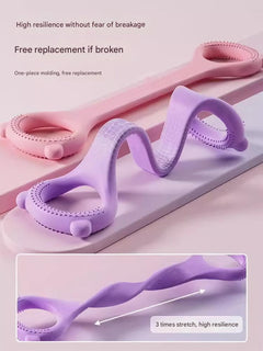 8-Figure Resistance Band showing usage