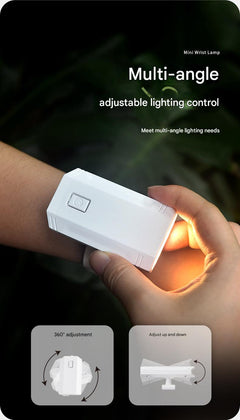 Adjustable brightness LED reading lamp on desk