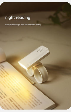 Mini USB reading light with battery