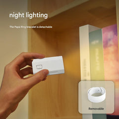 Geometric design rechargeable clip light