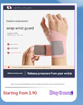 Basketball wrist guards grey-orange